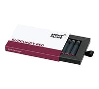Montblanc 105199 Cartouches d'encre - Burgundy Red - Encre pour Stylo Plume - Bordeaux - 8 Cartouches
