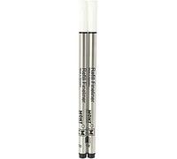 Montblanc 110149 Recharge pour Feutre fin - Rollerball Montblanc - 2x Mystery Black - Noir - M - Taille Medium