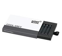 Montblanc 119718 Cartouches d'encre - Cool Grey - Encre pour Stylo Plume - Gris - 8 Cartouches