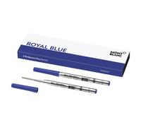 Montblanc, Cartouche de rechange + encrier, Plus grand (Bleu, 0.50 mm, 2 pcs)