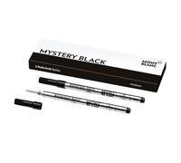 Montblanc Lot de 2 recharges de stylo-bille Noir (Mystery Black) M