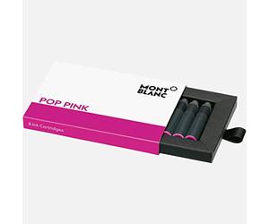 Montblanc PF Lot de 8 cartouches d'encre Rose