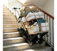 Monte-escalier électrique sur chenilles modèle 2026 - Équipement de manutention de marchandises robuste adapté aux applications d'entreposage et de transport, avec une capacité de charge de 300 kg, gr