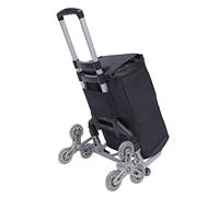 Monte-escalier en aluminium | Diable pliable jusqu'à 75 kg 3 hauteurs réglables (67/86/106 cm) | Diable de transport avec sac en toile