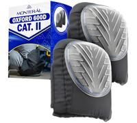 MONTERAL 1 Paire Genouillere Travaux avec Niveau Protection II EN14404 - Protection Genoux Travail en Oxford 600D avec Couvercles Plastique avec Gel Silicone - Protege Genoux Travail pour Jardinage