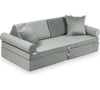 Montessori Mini Play Bench Comfort - Gris velours