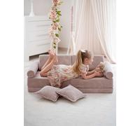 Montessori Mini Speelbank Comfort - velours côtelé lichtroze