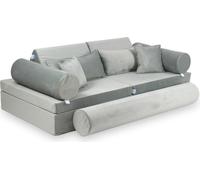 Montessori Play Bench Luxe - Gris velours