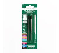 Monteverde Recharges pour Stylo à bille Pointe moyenne, rouleau souple compatible Stylos Parker - Noir (Lot de 2)