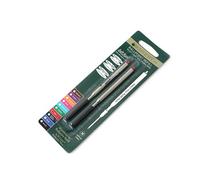 Monteverde Recharges pour Stylo à bille Pointe moyenne, rouleau souple compatibles Stylos à bille Lamy - Rouge (Lot de 2)