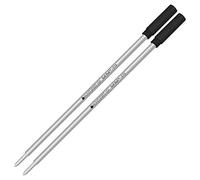 Monteverde - Recharge stylo bille C132BK Soft Roll - Cross compatible - Encre noire - Lot de 2