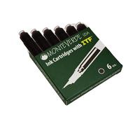 Monteverde Standard Cartouches d'Encre pour Stylo à Plume - Brun (Lot de 6)