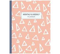 Monthly & Weekly Planner: Big Undated Planner, Size 8.5 X 11", Peach Graphic Cover 4 : The Planner Is Designed To Fill The Margins Of The Paper To Give You Enough Space To Take Notes Or Make Plans.