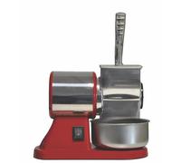 Montini Râpe électrique professionnelle série 3000 avec rouleau en acier professionnel amovible - Puissance effective 450 W - Lubrifié à sec - fromage, pain, chocolat, fruits secs, rouge
