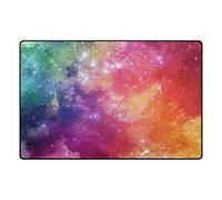 MONTOJ étoiles Galaxy Chaussures Grattoir Zone Rugs Super Doux Salon Chambre à Coucher Décoration Tapis Tapis Paillasson résistant à l'usure 31 x 20 inch 2