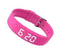 Montre-bracelet vibrante - Réveil-bracelet silencieux et réglable, bracelest confortable, batterie rechargeable, minuteur de voyage compact | Montre connectée pour femmes, hommes, adultes, , se