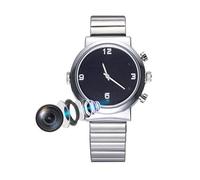 Montre Caméra Espion HD 1080p Vision de Nuit Détection Mouvement ROM 64 Go Argent YONIS Gris G