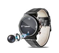 Montre Caméra Espion HD 1080p Vision de Nuit Détection Mouvement ROM 64 Go Noir