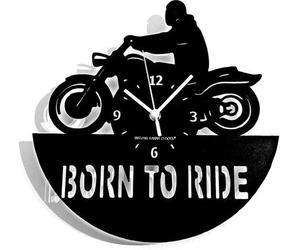 Montre de moto pour motards, noire