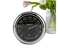 Montre de tableau de bord de voiture - Montre de ventilation - Accessoire | Mini hygromètre pour voiture avec tampon adhésif, bateaux, camions, SUV, camping-cars, véhicules automobiles
