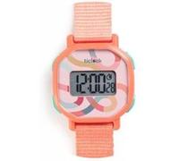 Montre digitale - Volute pastel Rose G