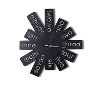 Montre en métal décoratif avec "numéros en anglais" 50x50