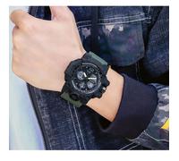 Montre Enfant Garçon Digital-analogique pour 6-15 Ans avec réveil/chronomètre/lumière LED - Vert