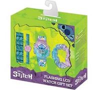 Montre et réveil éducatifs Accutime Coffret cadeau montre et bracelets Disney Stitch Multicolore E
