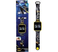 Montre LED Connectée Batman Lexibook, Bracelet Ajustable, Design Batman, Fine et Légère