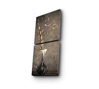Montre murale en toile décorative avec style Jarrón