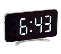 Montre numérique de table miroir blanc abs (15,7 x 7,7 x 1,5 cm) Blanc G