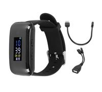 Montre numérique élégante, bracelet enregistreur vocal audio avec réduction du bruit, design épuré et fonctionnalité, protection par mot de