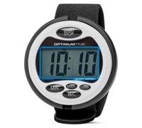 Montre numérique pour sports équestres, modèle OE390, diamètre 55 mm, couleur blanche, étanche jusqu'à 50 mètres