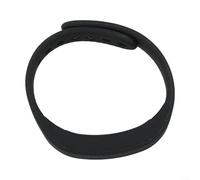 Montre silencieuse avec alarme vibrante avec double alerte, analyse du sommeil, compteur de pas, compteur de calories et bracelet numérique étanche IP65 de couleur blanche (noir)