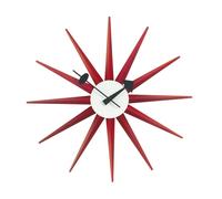 Montre Vitra Sunburst Clock Rouge