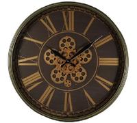 montre Thom ronde 54 cm acier/nickel brun