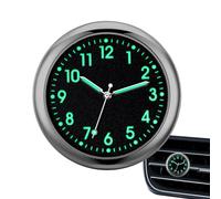 Montres de voiture pour tableau de bord - Montre analogique de voiture lumineuse | Montres de rechange de voiture à quartz, horloge adhésive pour tableau de bord de voiture, autocollant de véhicule