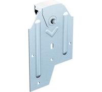 Mantion Montures à galet 0250A - galet Delrin, flasque acier, fer 50x10 mm, 250 kg - Paire