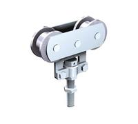 Monture à galets acier 255a - 150 kg mantion 0255a