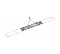 Monture de balai pliable avec frange coton - 120 cm - Diamètre manche 23 mm - Gris