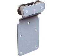 Monture sur plat avec 2 galets pour rail 50 x 40 mm - MANTION SAS - 0251D