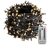 MONZANA® Guirlande lumineuse 400 LED Blanc chaud avec télécommande minuteur décoration de Noël illumination éclairage