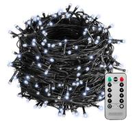 MONZANA® Guirlande lumineuse 400 LED Blanc froid avec télécommande minuteur décoration de Noël illumination éclairage