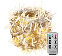 MONZANA® Guirlande lumineuse 600 LED Blanc chaud avec télécommande minuteur décoration de Noël illumination éclairage
