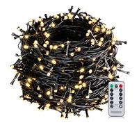 MONZANA® Guirlande lumineuse 600 LED Blanc chaud avec télécommande minuteur décoration de Noël illumination éclairage
