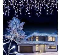 Monzana® Guirlande Lumineuse Sapin de Noel - Décoration Noel Intérieure et Extérieure 400 LED - 8 Modes d'Éclairage avec Minuterie, 24V 6W, IP44 - Câble 5m