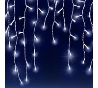 Monzana® Guirlande Lumineuse Sapin de Noel - Décoration Noel Intérieure et Extérieure 600 LED 15m - 8 Modes d'Éclairage avec Minuterie, 24V 6W, IP44 - Câble 5m