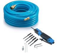 Monzana Kit Tuyau à air comprimé 20m max 15bar raccord 1/4" outil pneumatique