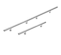 MONZANA® Main courante acier inoxydable V2A rampe d'escalier rambarde barre 300 cm support mural intérieur extérieur