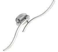 Monzana Plafonnier LED 2 barres effet vague 'Ny bolge' lampe moderne à basse consommation éclairage plafond intérieur